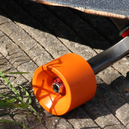 Tangerine Orange Pigmented Skateboard Wheel